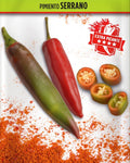 Capsicum annuum 'Serrano' (malagueta "serrana") - Sementes